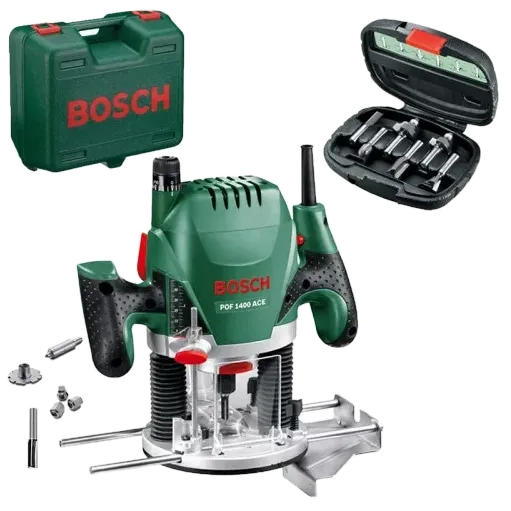 Bosch POF 1400 ACE Фрезер + набір фрез