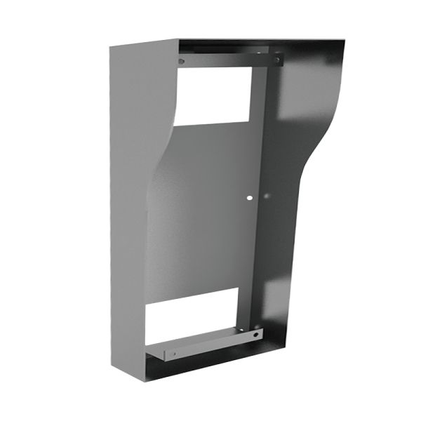 Монтажна коробка з козирком Bas-IP BR-AV8 Silver для накладного монтажу індивідуальних IP-відеопанелей Bas-IP