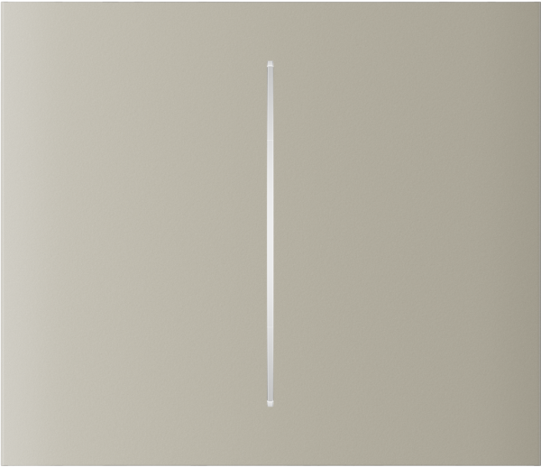 Центральна кнопка для двоклавішного вимикача Ajax CenterButton (2-gang) vertical Ivory