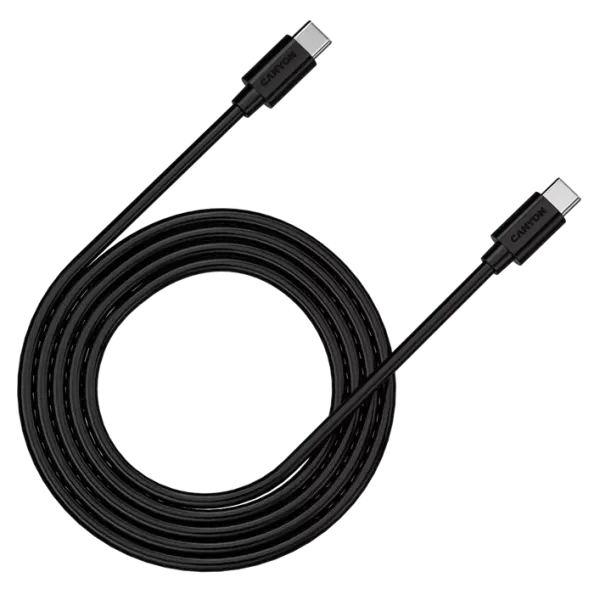 Canyon C12 black (100W USB-C - USB-C) 2м Кабель