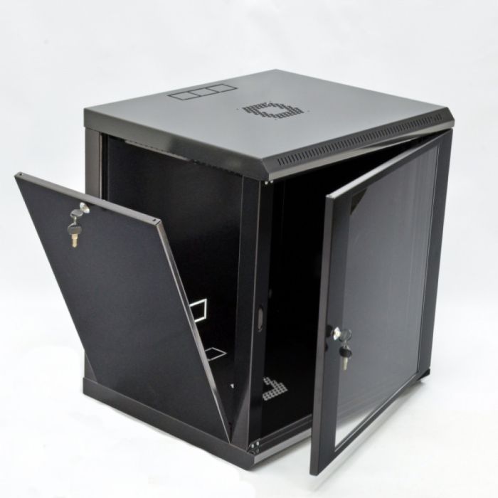 Шафа серверна CMS 12U 600 x 500 x 640 UA-MGSWL125B для мережевого обладнання