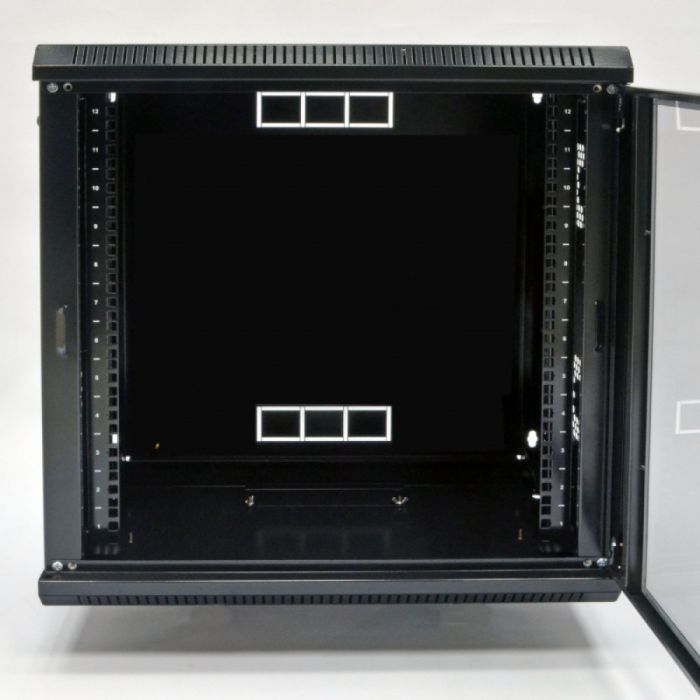 Шафа серверна CMS 12U 600 х 700 х 640 UA-MGSWA127B для мережевого обладнання