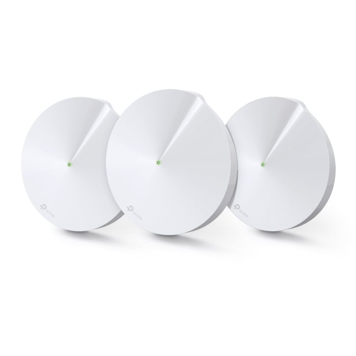 Домашня Mesh Wi-Fi система TP-LINK DECO M5 3PK AC1300 1xGE LAN 1xGE WAN MU-MIMO (DECO-M5-3-PACK)