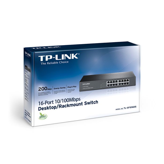 Комутатор TP-Link TL-SF1016DS 16-портовий некерований