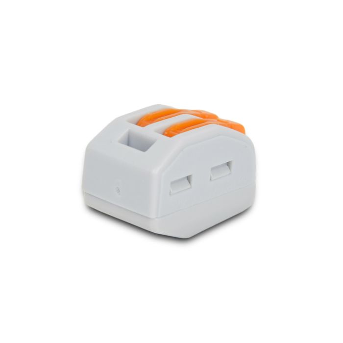 Клема швидкого монтажу з важелями на 2 дроти 222-412