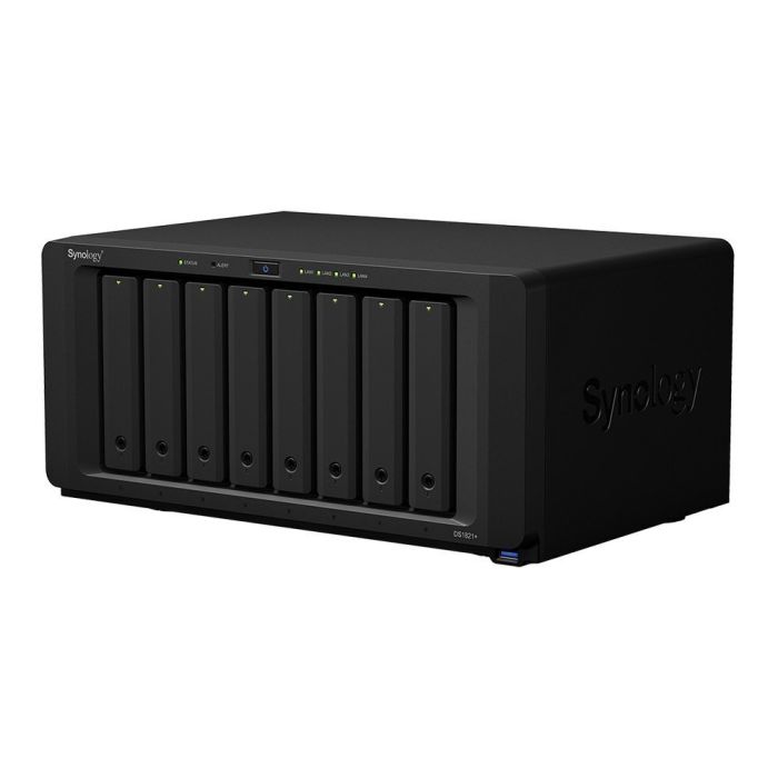 Система зберігання даних SYNOLOGY DS1821+ з 8 відсіками для дисків, 4GB RAM, настільне виконання