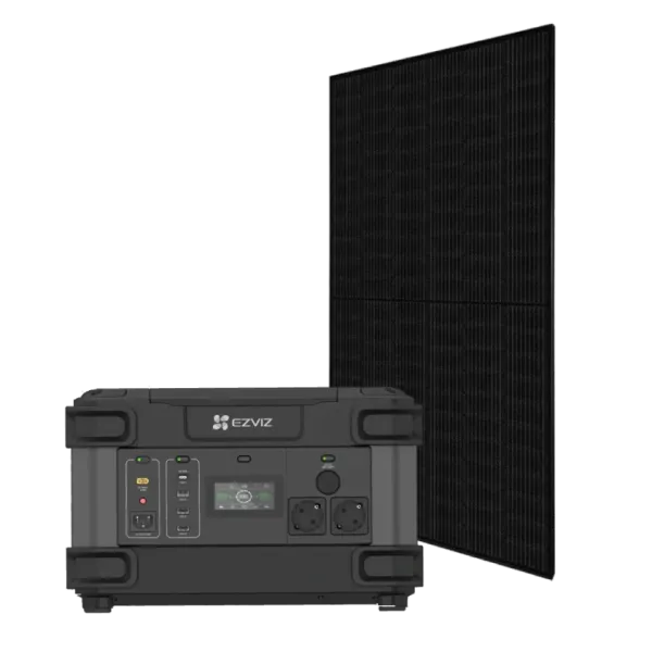 Portable Power Station CS-PS1300 (CN066)(FR) + Canadian Solar CS6R-395MS Full Black Система автономного живлення однофазна