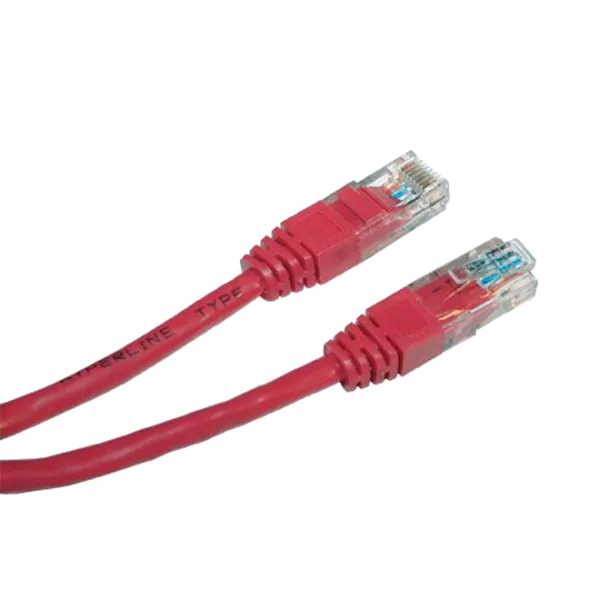 Патч-корд  E-server UTP,  0.5 м, кат. 5e красний