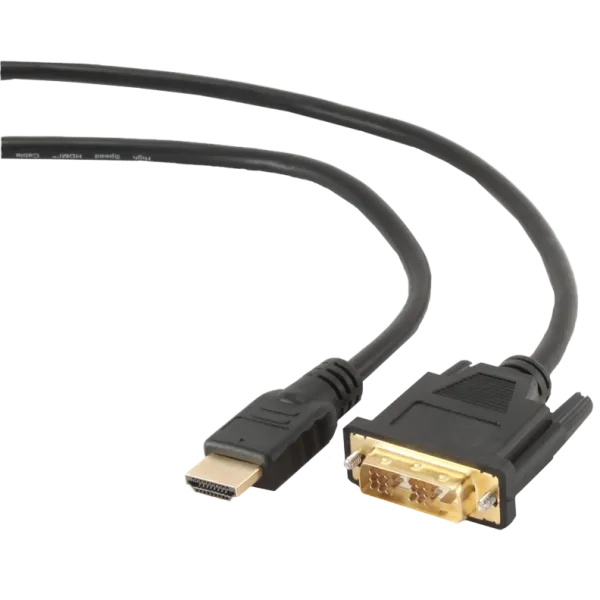 Cablexpert CC-HDMI-DVI-0.5M Кабель HDMI - DVI 18+1pin M, 0.5m