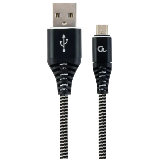 Cablexpert CC-USB2B-AMmBM-2M-BW USB 2.0/Micro B 2м Кабель