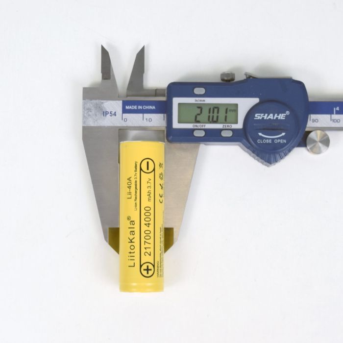 Акумулятор LiitoKala 21700 Lii-40A 3.7В 4000мА·год Li-ion