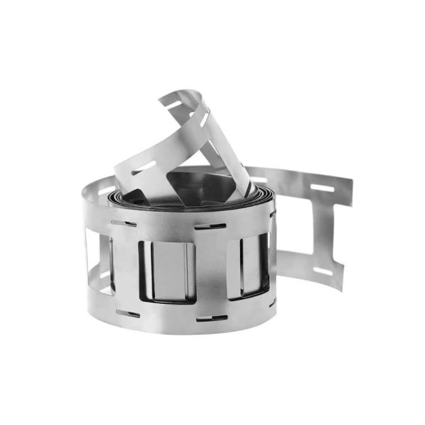 Стрічка з нікелю 2p до 21700 товщина 0.2мм крок 21.5мм