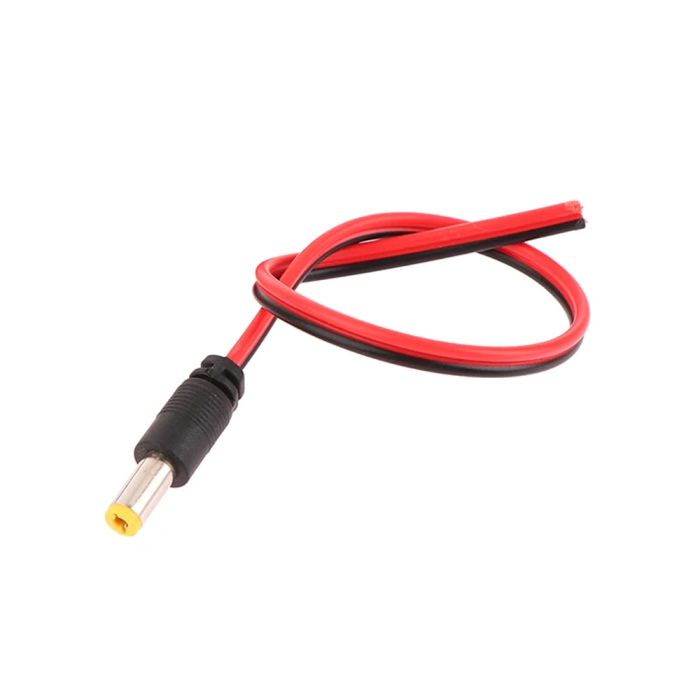 Роз'єм живлення (тато. male) Power jack 2.1*5.5mm з дротом 20 см