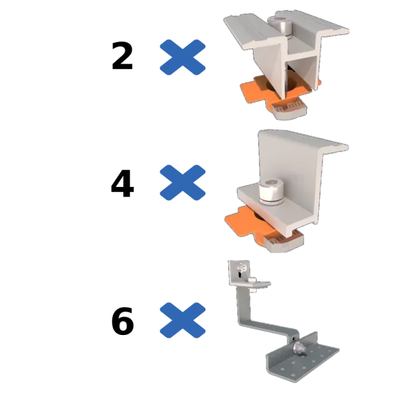 CeramicTile II Комплект кріплень до керамічної черепиці