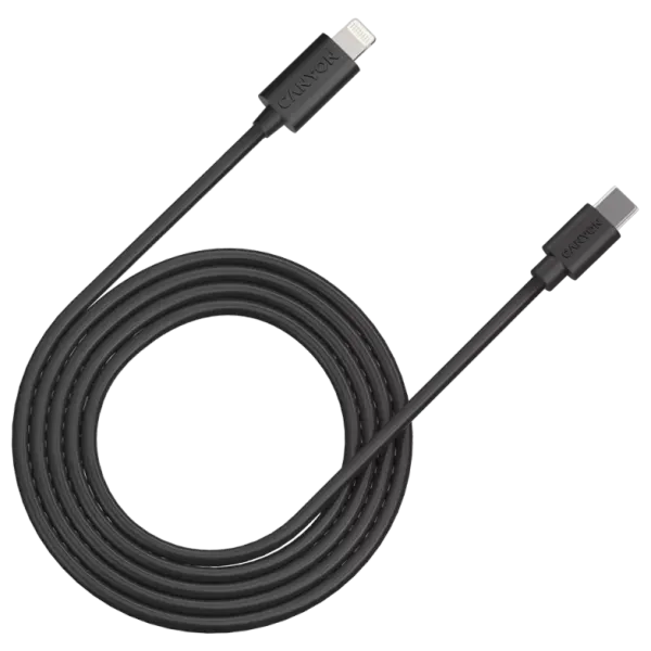 Canyon CFI12B black (Lightning - USB-C ) 2м 20Вт Кабель