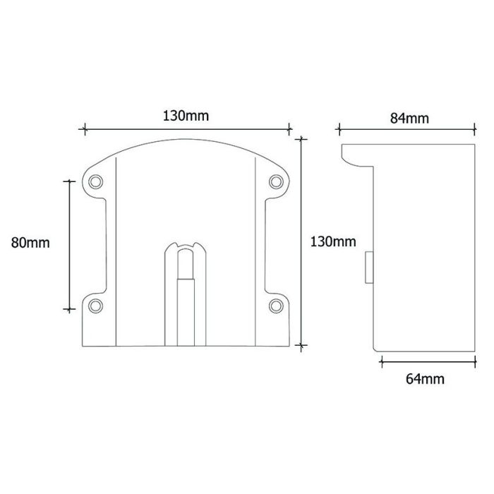 Кронштейн універсальний - монтажна коробка ATIS AB-MAX