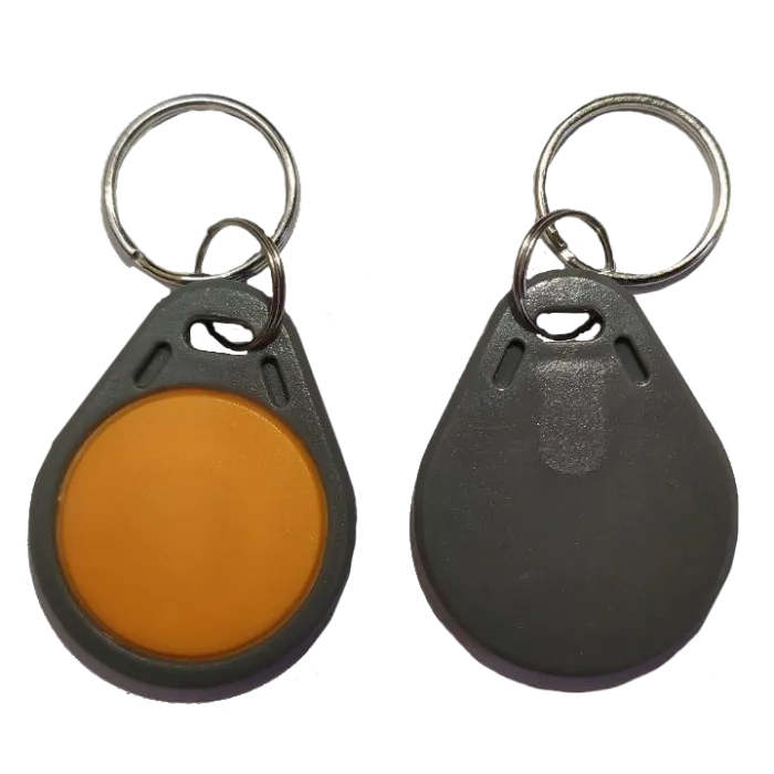 KEYFOB EM Grey/Yellow RFID брелок