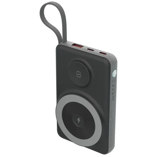 Choetech B695 10 000мА•г Black з магнітною зарядкою Повербанк