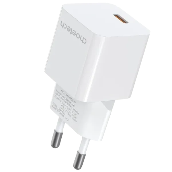 Choetech PD5010 mini White PD20W GAN USB-C Адаптер