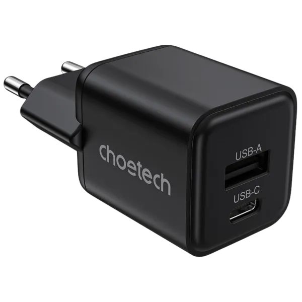 Choetech PD5012 mini Black PD30W GAN A+C Адаптер