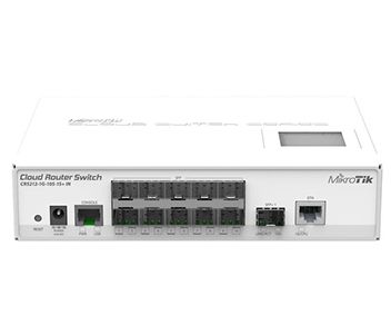 MikroTik CRS212-1G-10S-1S+IN 10-портовий керований Cloud комутатор