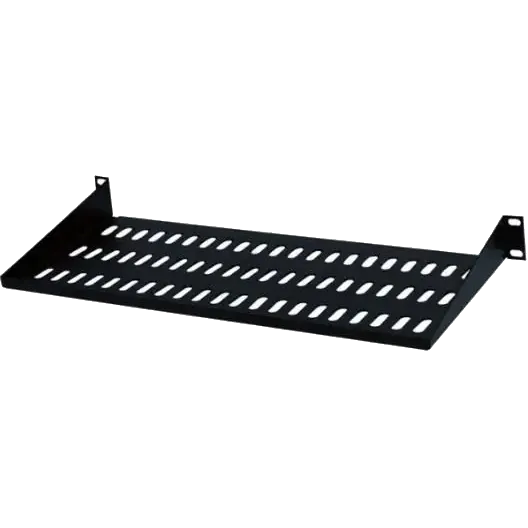 Hypernet CS-200-1U-BLACK 200мм 1U Полиця консольна для шафи