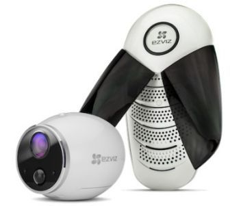 CS-W2S-EUP-B1 1Mп Wi-Fi камера на батарейках EZVIZ з базовою станцією