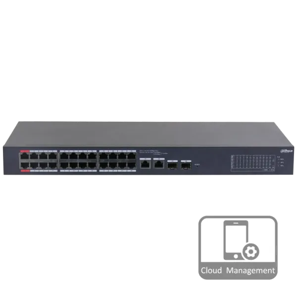 Dahua DH-CS4226-24ET-240 PoE Комутатор 24 порти керований
