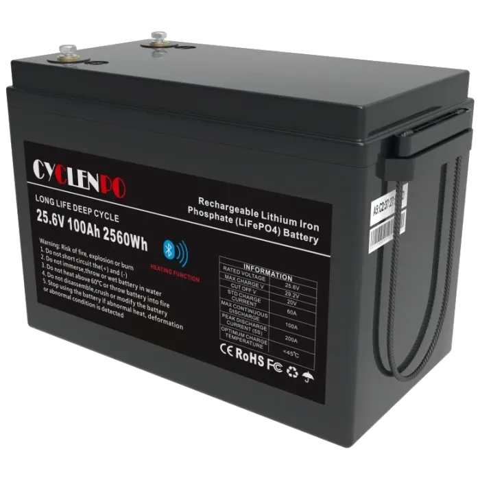 Cyclen 25.6В 100А•год 100А Літієва акумуляторна батарея