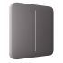 Вимикач Ajax LightSwitch 2-gang Grey двоклавішний