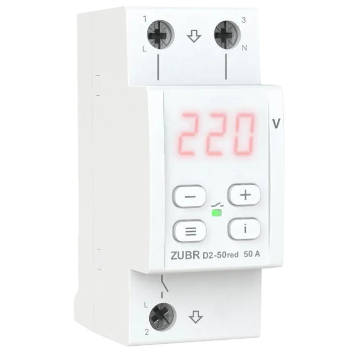 ZUBR D2-50 red Реле напруги