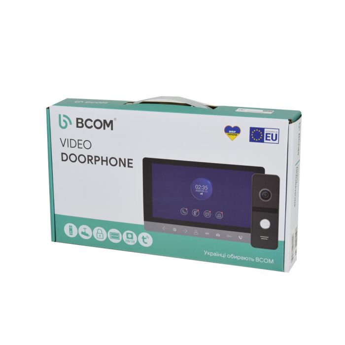 Комплект відеодомофону BCOM BD-791FHD/T Kit: відеодомофон 7" з підтримкою Tuya Smart і відеопанель