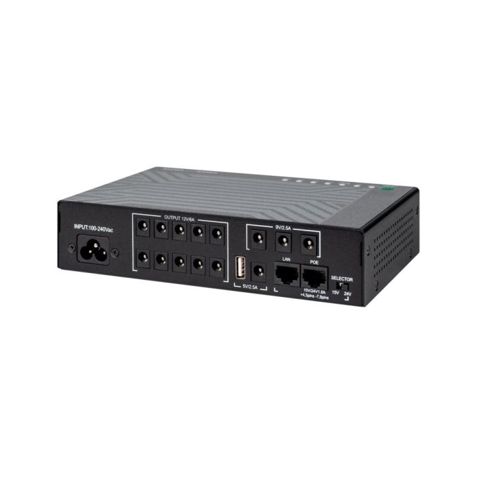 Джерело безперебійного живлення GreenVision GV-702-UPS-DC18-100W для Wi-Fi роутерів із вбудованим акумулятором