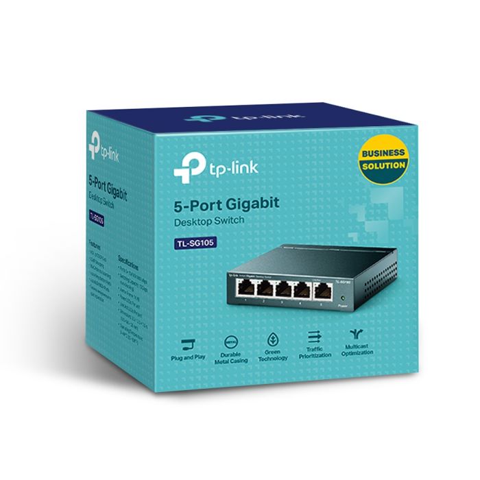 Комутатор TP-Link TL-SG105 5-портовий некерований