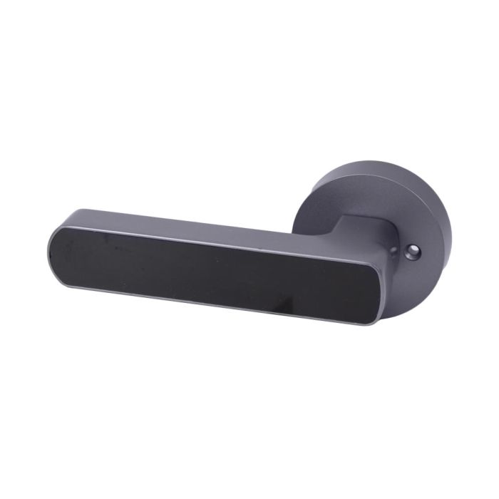 Розумний дверний замок ATIS Lock BT-100-T Grey з доступом за відбитком пальця і підтримкою Tuya Smart