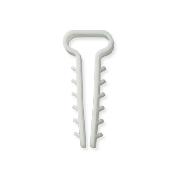 Дюбель-хомут ялинка Relfix 8 x 5 мм (100 шт/уп) білий