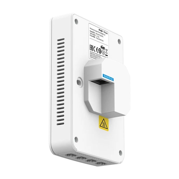 Точка доступу Ruijie Reyee RG-RAP1200(P) дводіапазонна настінна гігабітна з PoE Out