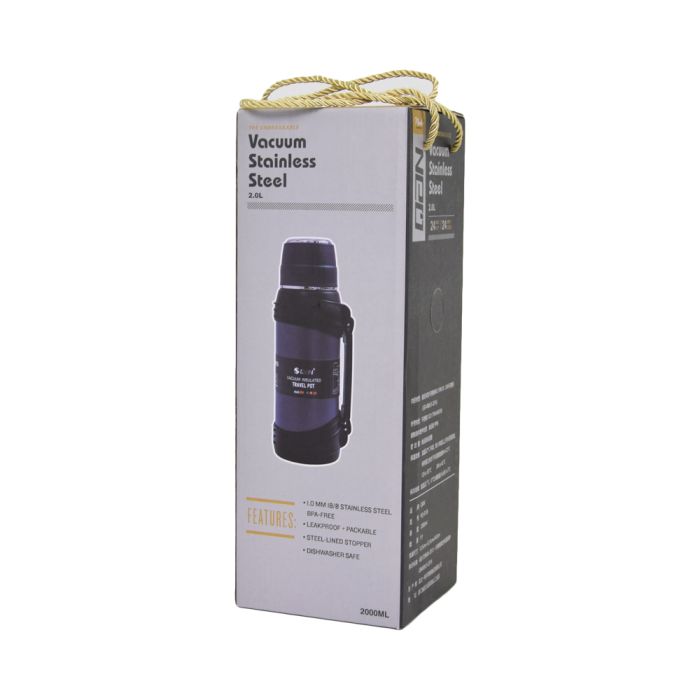 Термос Model 2.0L чорний