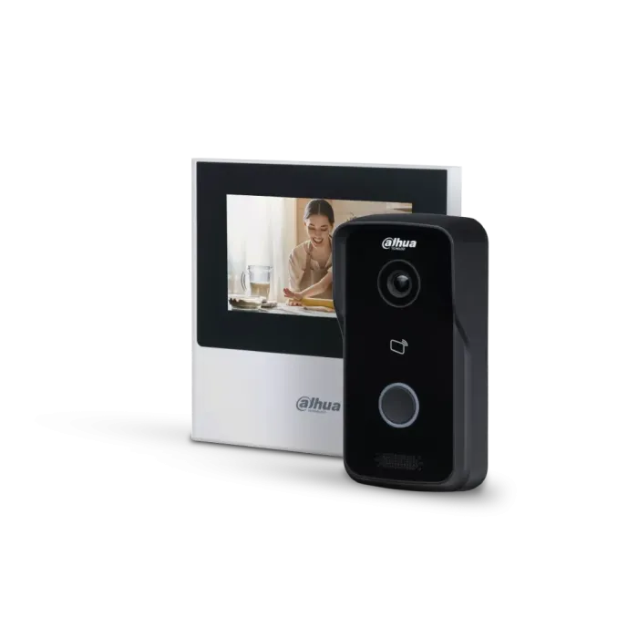 Dahua Mіні DHI-VTH2611L-WP 4.3" Wi-Fi + DHI-VTO2111D-P-S2 Комплект