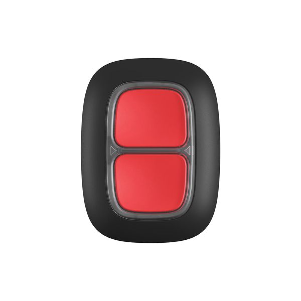 Бездротова екстрена кнопка Ajax DoubleButton Black