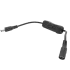 DC-F => DC-M (D 5,5x2,5мм) Black Подовжувач живлення з вимикачем