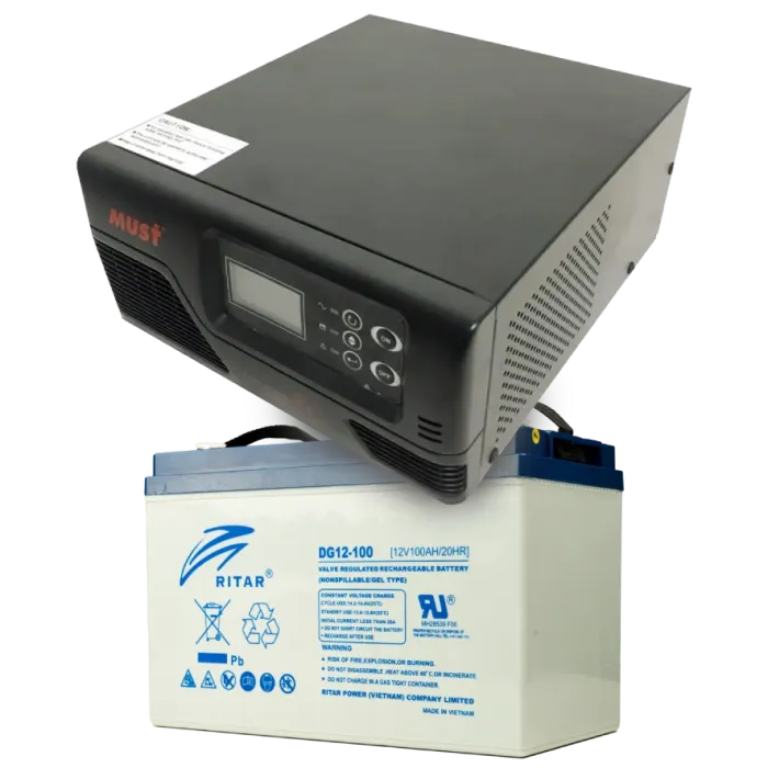 MUST EP20-R600W + 12V 100Ah DG12-100 Комплект ДБЖ + АКБ