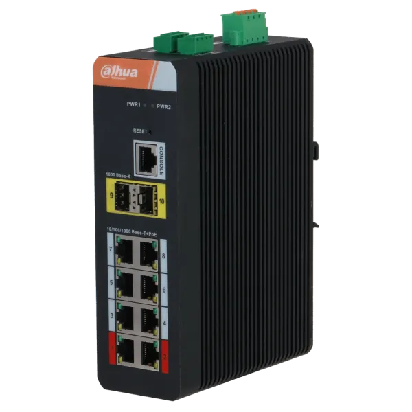 DH-PFS4210-8GT-DP 8-портовий гігабітний з PoE