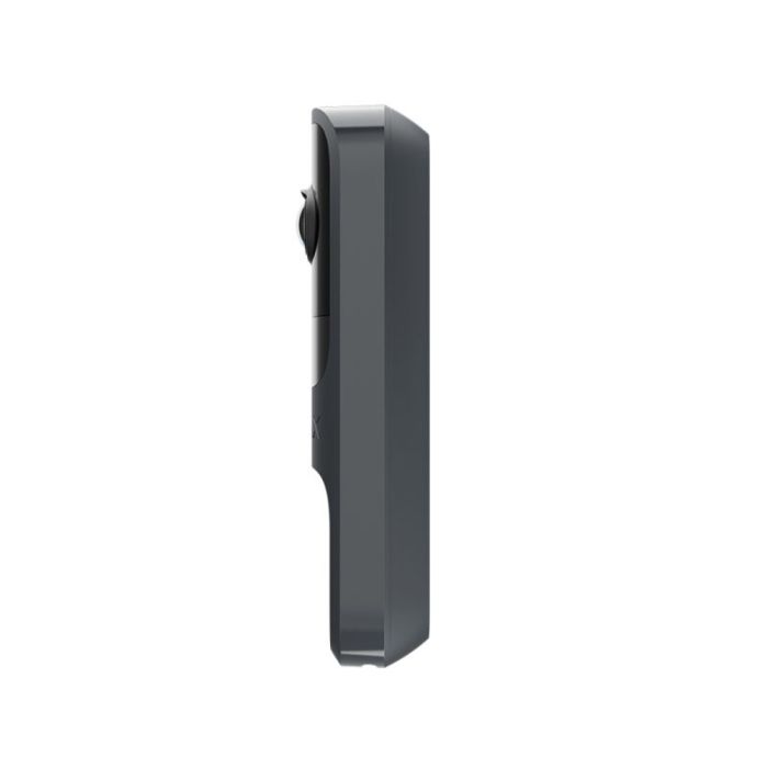 Відеодзвінок Ajax DoorBell graphite з вбудованим штучним інтелектом, ІЧ-сенсором та керуванням у застосунках