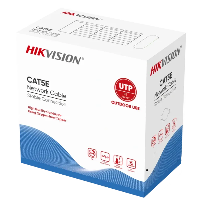 DS-1LN5EO-UU/E Кабель вита пара (для зовнішньої прокладки) UTP CAT 5E