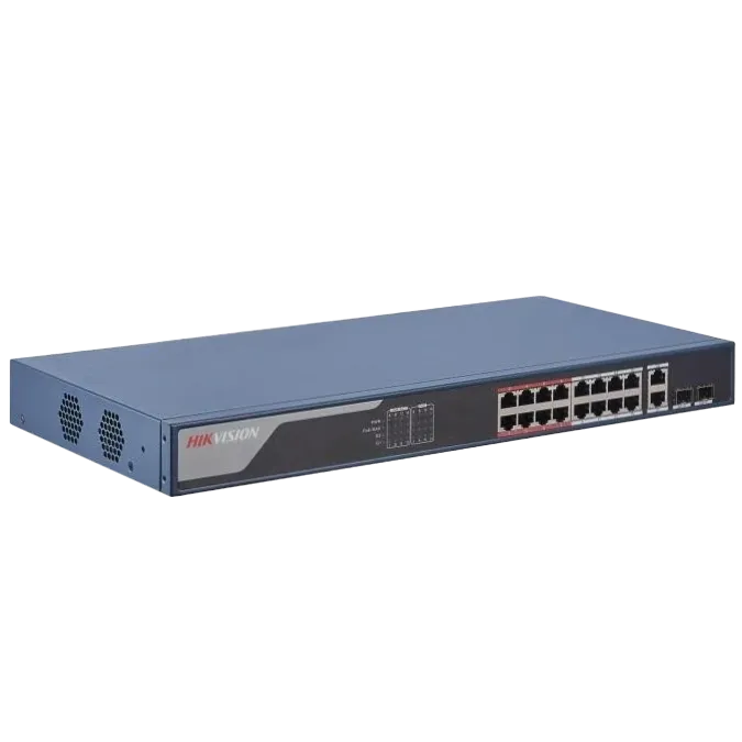 DS-3E1318P-EI(B) 16-портовий керований PoE