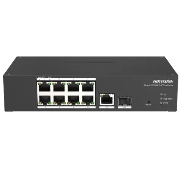 DS-3T1310P-SI/HS Керований 8-портовий комутатор PoE 10/100 Мбіт/с