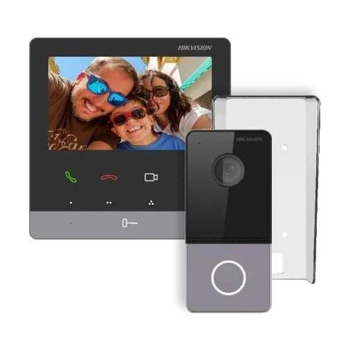 Hikvision DS-KH6100-E1 + DS-KV6103-PE1(С) Комплект домофонії