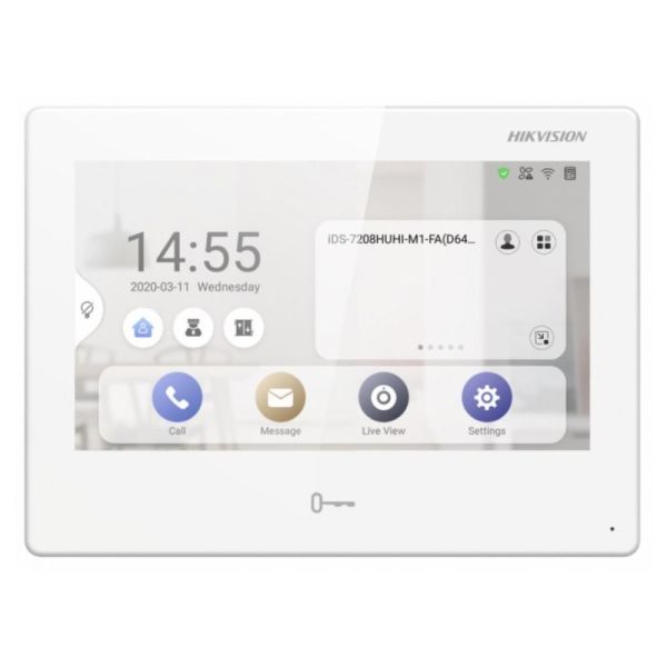 IP-відеодомофон 7" з Wi-Fi Hikvision DS-KH9310-WTE1(B)