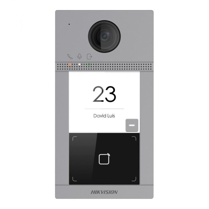 IP-відеопанель 2 Мп з Wi-Fi на 1 абонента Hikvision DS-KV8113-WME1(C) для IP-домофонів